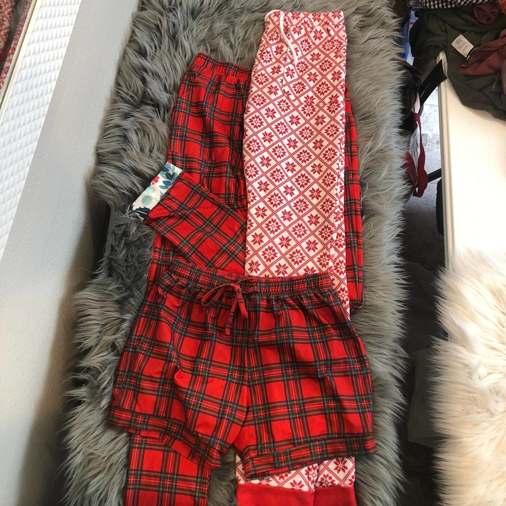 new boutique makena lane size 14 pajama pants shorts bundle